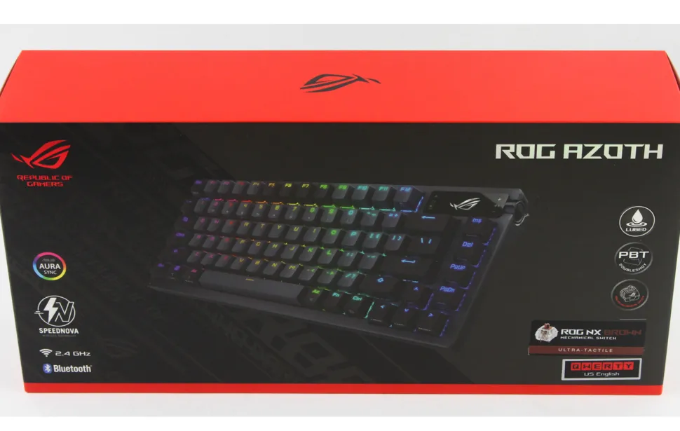 Asus ROG Azoth – Gaming Mechanical Keyboard (NX Red Switches)