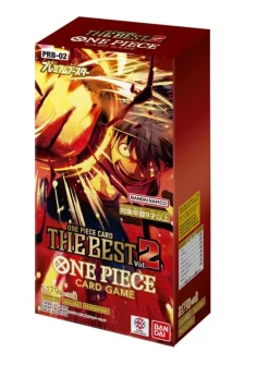 Bandai One Piece Card Game: The Best Premium Booster [PRB-02] Booster Box (10Pcs) JP