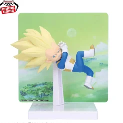 Banpresto Dragon Ball Super Saiyan 3 Vegeta Mini With Panel Figure