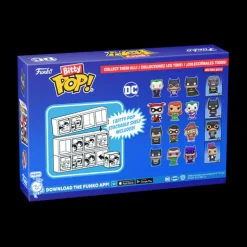 Bitty Pop! DC Comics Superheroes: Batman 4-Pack Mini Vinyl Figure with Mystery