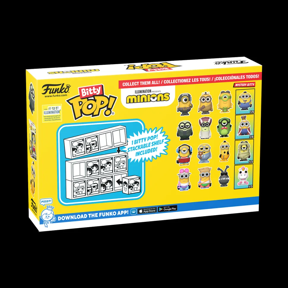 Bitty Pop! Minions: Bride Kevin 4-Pack Mini Vinyl Figure with Mystery