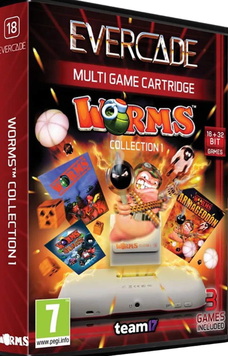 Blaze Evercade Worms Collection 1