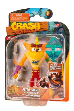 Crash Bandicoot Action Figure: Retro Crash with Mask