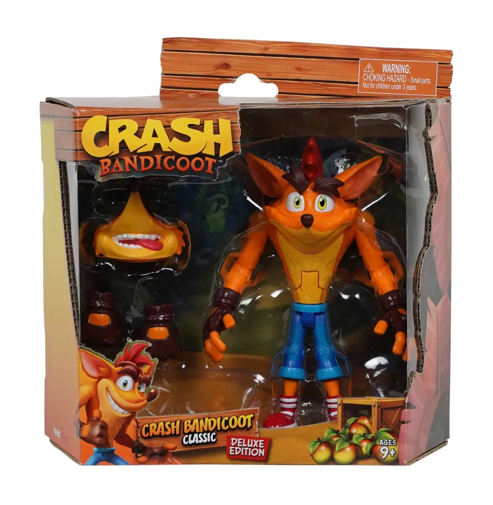 Crash Bandicoot Action Figure: Deluxe Edition Crash Bandicoot