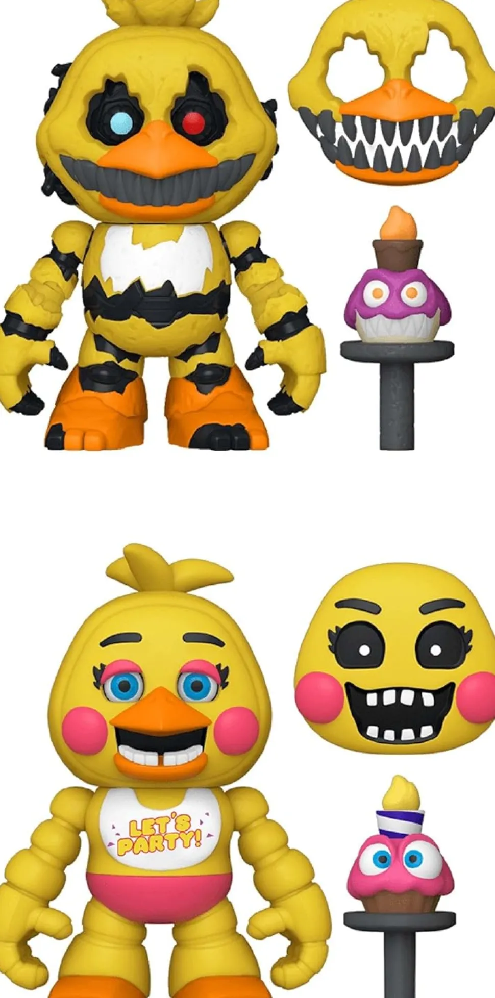 Funko SNAPS!: Five Nights At Freddy's - Toy Chica And Nightmare Chica Vinyl Figure 2 Pack