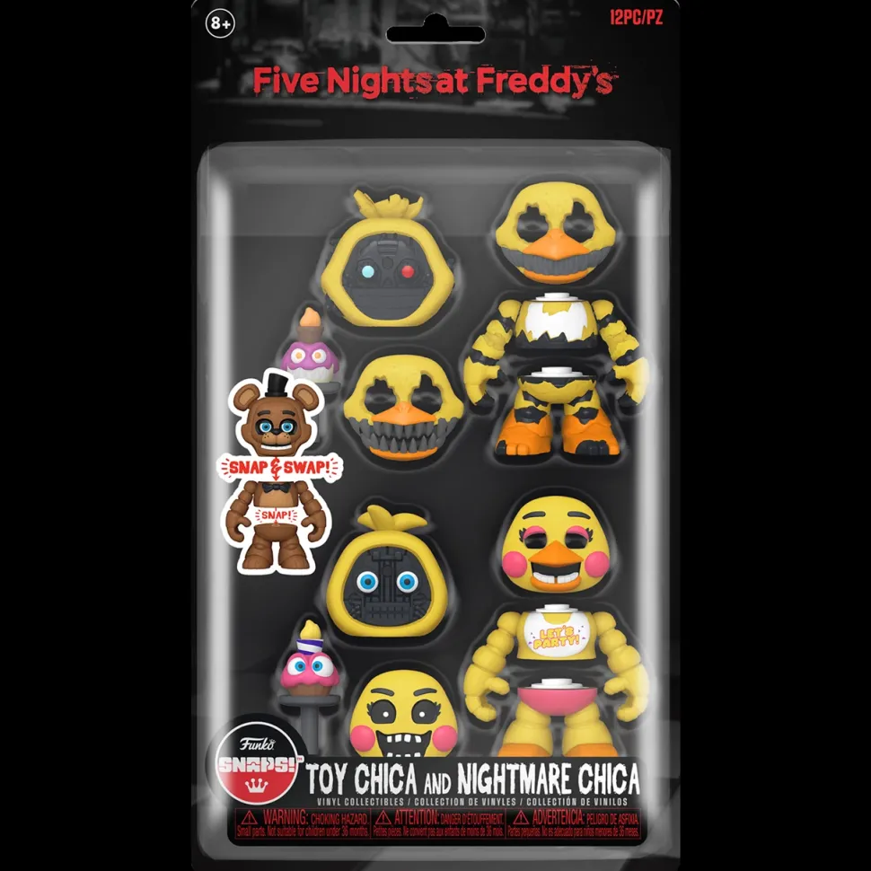 Funko SNAPS!: Five Nights At Freddy's - Toy Chica And Nightmare Chica Vinyl Figure 2 Pack