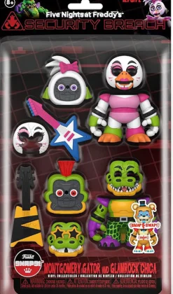 Funko SNAPS!: Five Nights At Freddy's Security Breach - Montgomery Gator And Glamrock Chica 2 Pack
