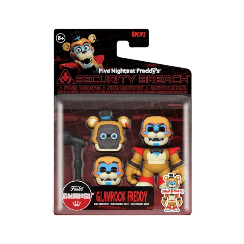 Funko SNAPS!: Five Nights At Freddy's Security Breach - Glamrock Freddy Vinyl Figure