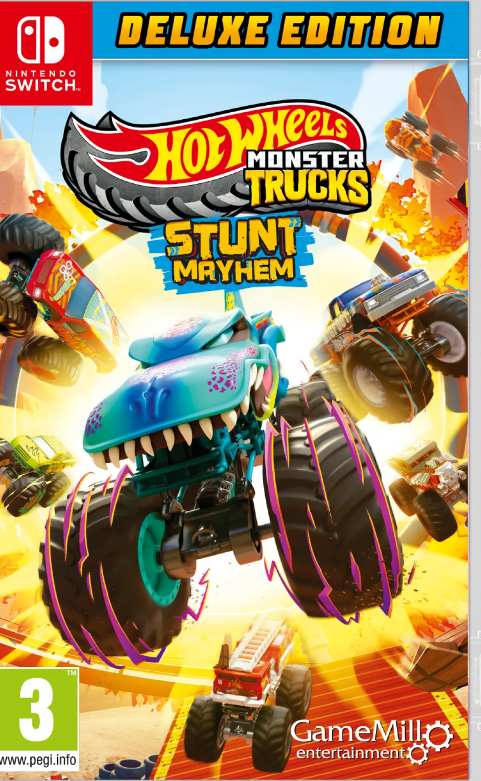 Hot Wheels Monster Trucks: Stunt Mayhem Deluxe (Switch)