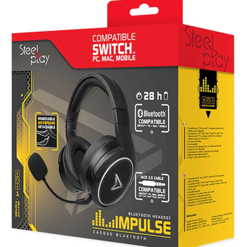Lexip Impulse Bluetooth Wireless Headset - Black