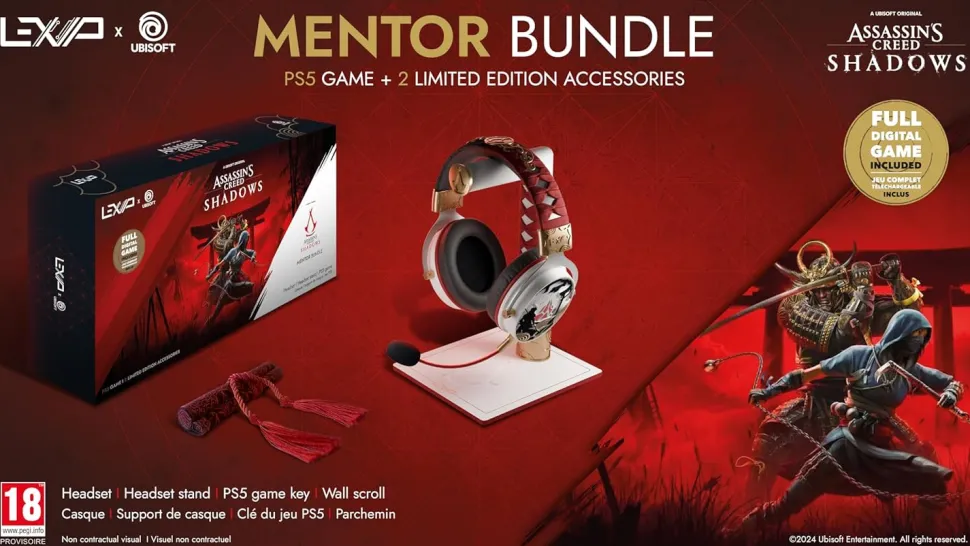 Lexip x Ubisoft Assassin's Creed: Shadows Mentor Bundle (PS5)