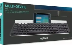 Logitech K780 Multi-Device Wireless Keyboard - Grey / Speckled White