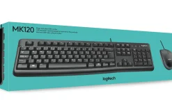Logitech MK120 Desktop Wired Keyboard and Mouse