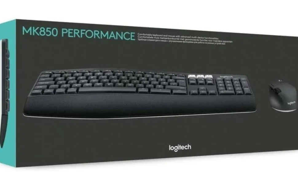 Logitech MK850 Wireless Desktop Keyboard and Mouse Combo for Windows