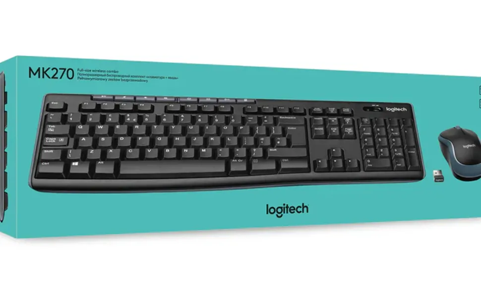 Logitech MK330 Wireless Desktop Keyboard and Mouse Combo for Windows