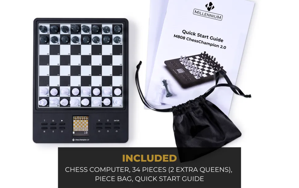 MILLENNIUM M808 ChessChampion 2.0 - Chess Computer