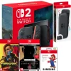 Nintendo Switch 2 Console with Carry Case, Cyberpunk 2077, Hitman WOA + 256GB Micro SD Card