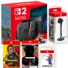 Nintendo Switch 2 Mario Kart Bundle with Cyberpunk 2077, Hitman WOA, SD Card & Switch 2 Camera