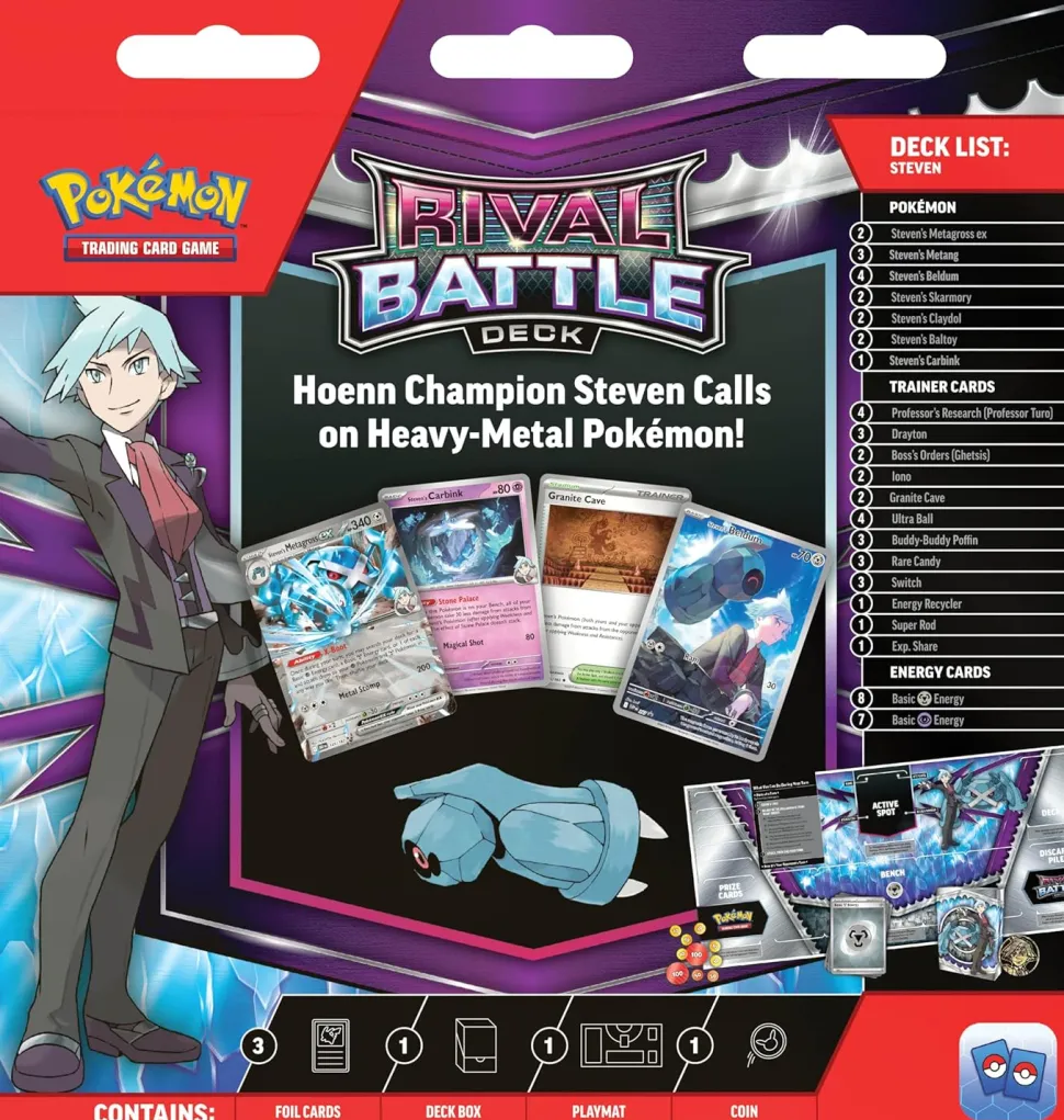 Pokemon TCG: May Battle Decks - Steven