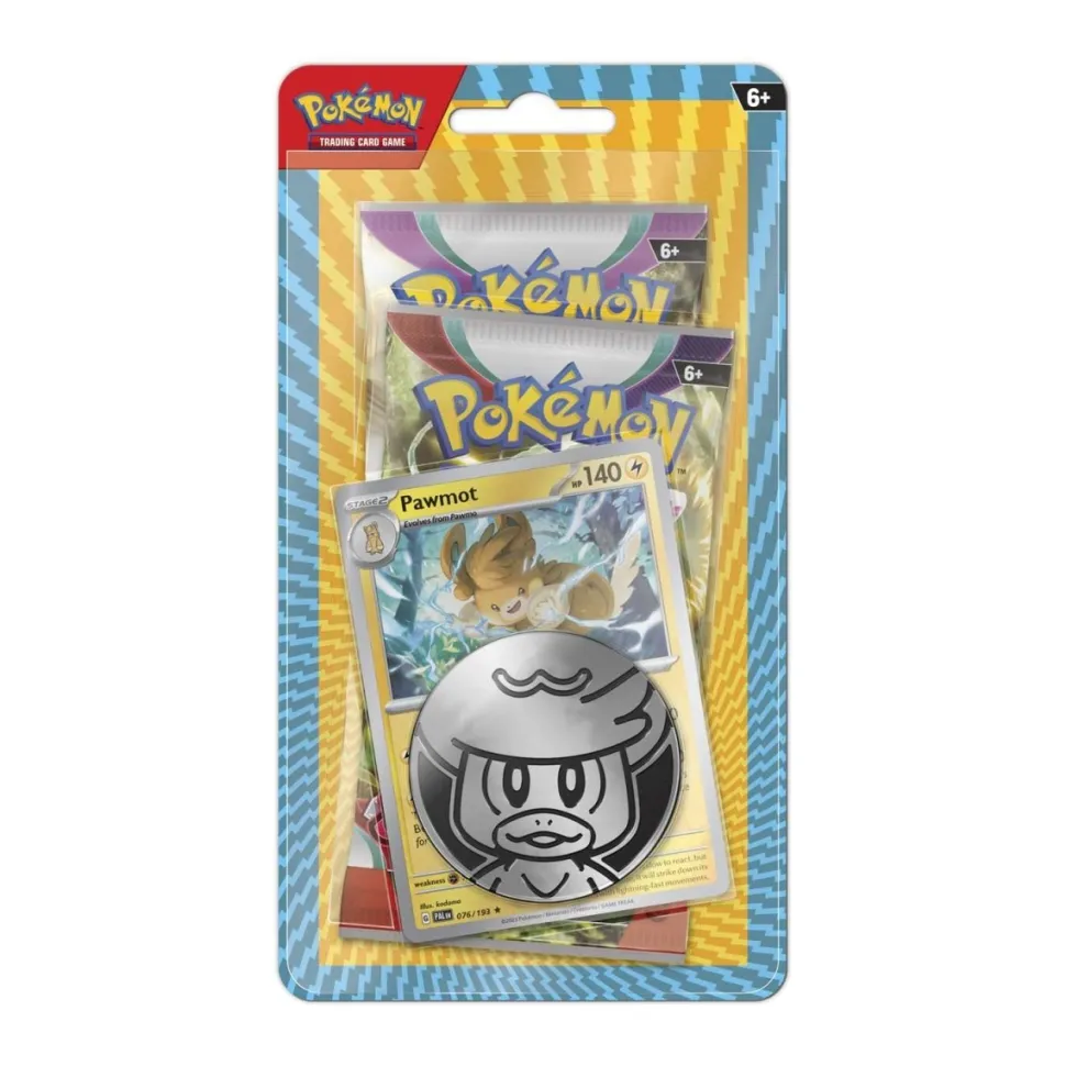 Pokemon TCG: Pawmot Card with 2 Booster Packs and Coin