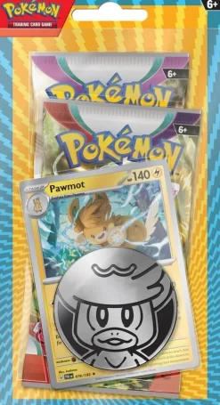 Pokemon TCG: Pawmot Card with 2 Booster Packs and Coin