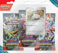 Pokemon TCG: Scarlet & Violet 6 - Twilight Masquerade - 3-Pack Blister - Snorlax
