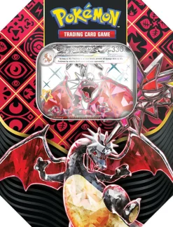 Pokemon TCG: Scarlet & Violet Paldean Fates Tin - Shiny Charizard ex