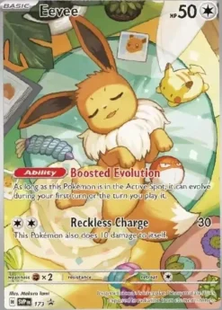 Pokemon TCG: Scarlet & Violet Promo SVP173 Eevee + 4 Eeveelution Card Dividers