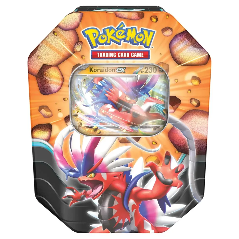 Pokemon TCG: Slashing Legends Ex Tin Koraidon