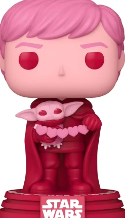 POP! Bobble-Head Star Wars: Valentines S2 - Luke Skywalker with Grogu - 494 /60125
