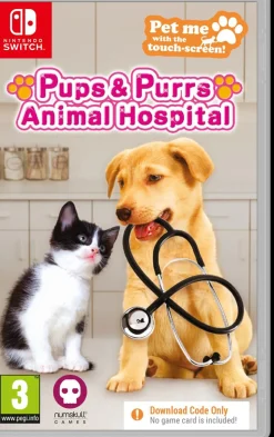 Pups & Purrs: Animal Hospital [Code in a Box] (Switch)