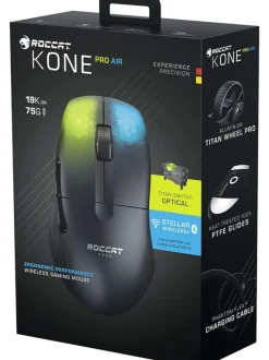 Roccat Kone Pro Air Optical Gaming Mouse (Black)