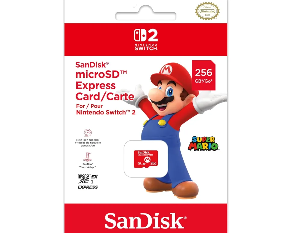 SanDisk microSD 256GB Express Card (Switch 2)