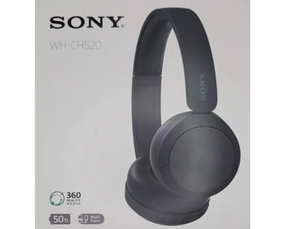 SONY WH-CH520B Wireless Bluetooth Headphones - Black