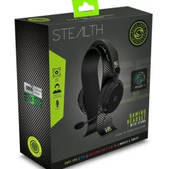 STEALTH C6-100 Stereo Gaming Headset & Stand - Black/Green