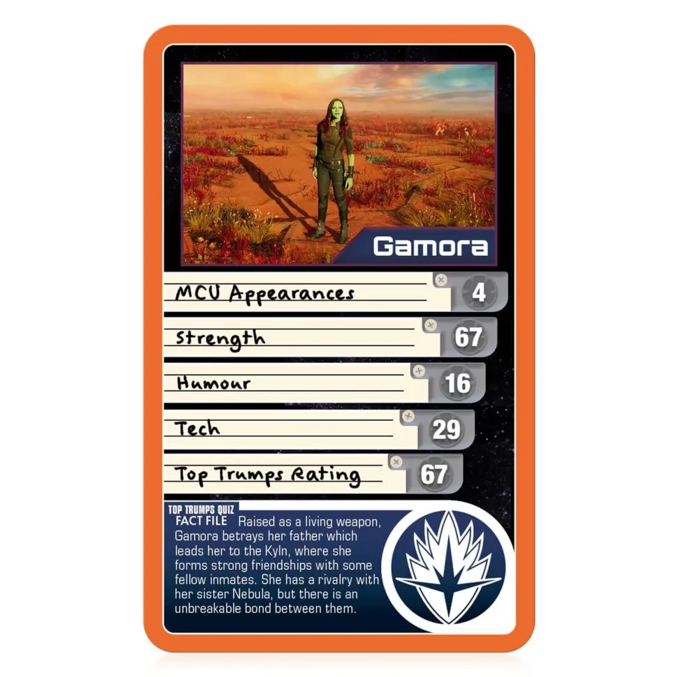 Top Trumps Guardians of the Galaxy Card Game