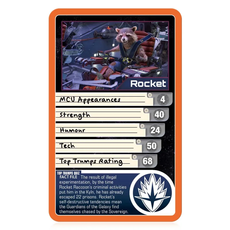 Top Trumps Guardians of the Galaxy Card Game