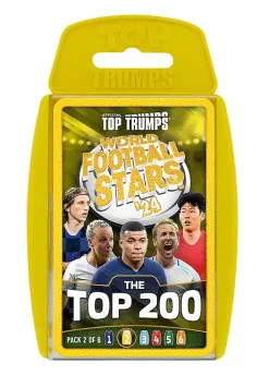 Top Trumps World Football Stars Top 200 - Pack 2 Card Game
