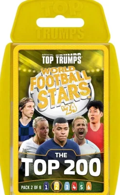 Top Trumps World Football Stars Top 200 - Pack 2 Card Game