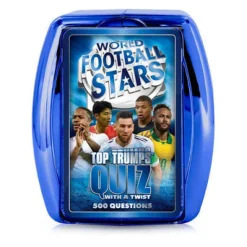 Top Trumps World Football Stars Blue Top Quiz Game