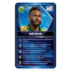 Top Trumps World Football Stars Blue Top Quiz Game