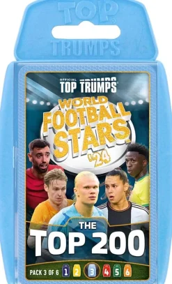 Top Trumps World Football Stars Top 200 - Pack 4 Card Game