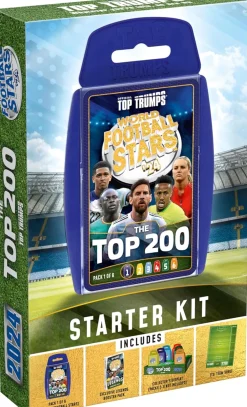 Top Trumps World Football Stars Top 200 - Starter Kit Card Game