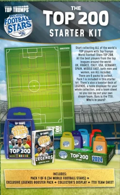 Top Trumps World Football Stars Top 200 - Starter Kit Card Game