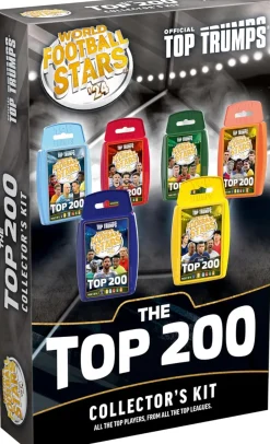 Top Trumps World Football Stars Top 200 - Collectors Kit Card Game