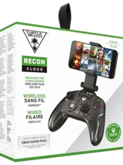 Turtle Beach Recon Controller: Cloud Black for Xbox S|X, Windows 10/11, Android 8