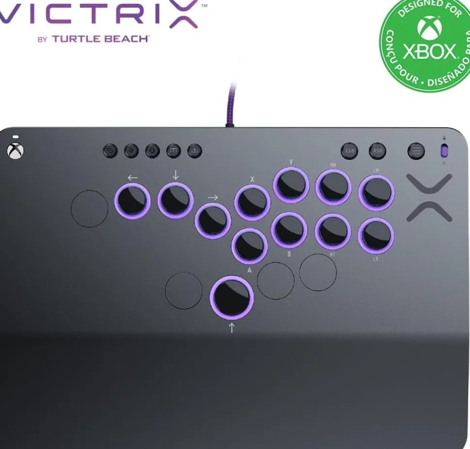 Turtle Beach Victrix Pro KO Leverless All Button Fight Stick for Series S|X