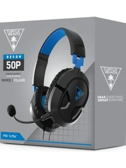 Turtle Beach Wired Ear Force Recon 50P Headset - Black/Blue